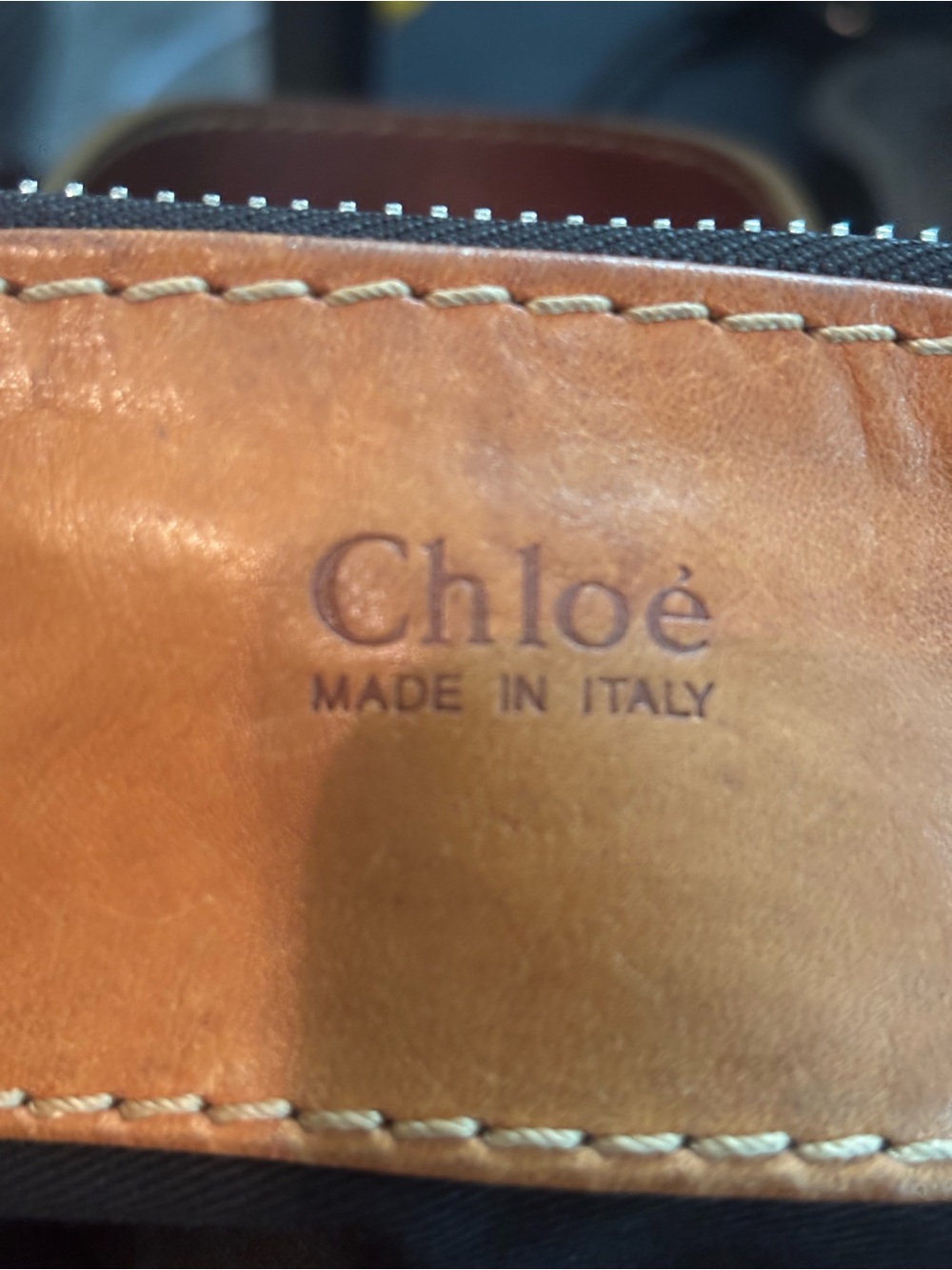Authentic Chloé Vintage Betty Leather Shoulder Bag with Matching Coin Purse EUC - Picture 9 of 11